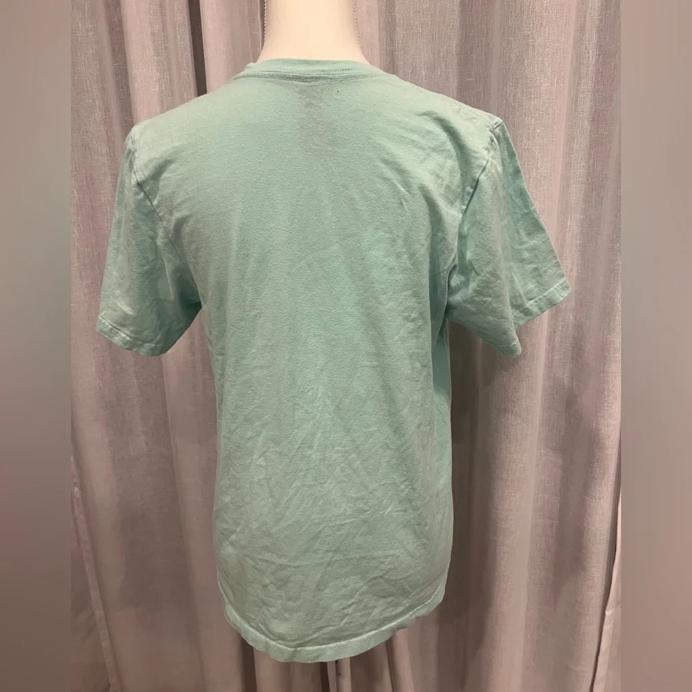 Vans T-Shirt Boys Short Sleeve Mint Green Skateboarding Casual Lightweight - Picture 5 of 9
